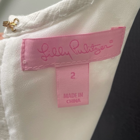 Lilly Pulitzer Logan Shift Dress in Resort White - Picture 5 of 6